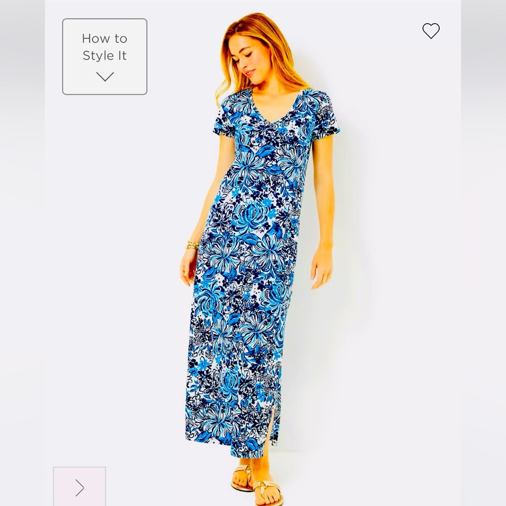 Lilly Pulitzer Etta maxi dress M